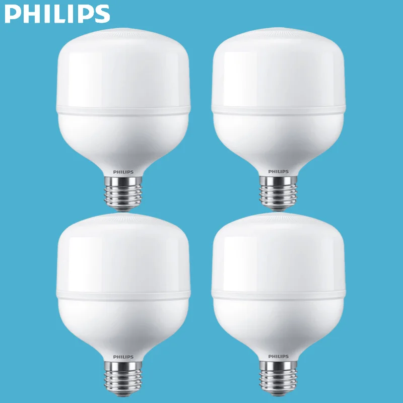 

Светодиодная лампа Philips TrueForce Core LED E27 T-образной формы, 24W 30W 40W 50W, белый свет, 220V-240V, 6500K, AC, яркая, для складских и дорожных светильников
