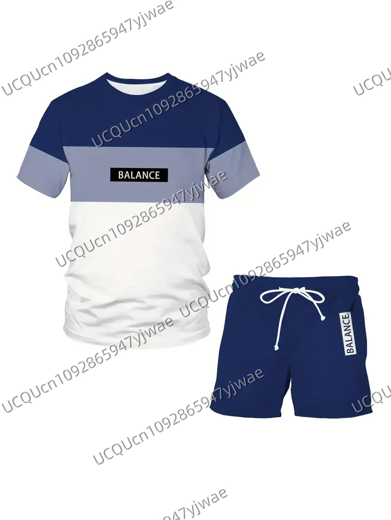 الصيف الرجال عادية التوازن طباعة تي شيرتات قصيرة الاكمام و مجموعة تي شيرتات قصيرة للأطفال الجولة الرقبة قصيرة الأكمام المرأة تي شيرت مجموعة تي شيرتات قصيرة للأطفال