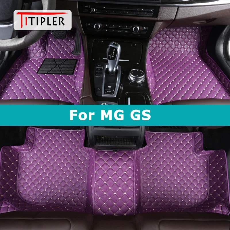 

TITIPLER Custom Car Floor Mats For MG GS Auto Carpets Foot Coche Accessorie