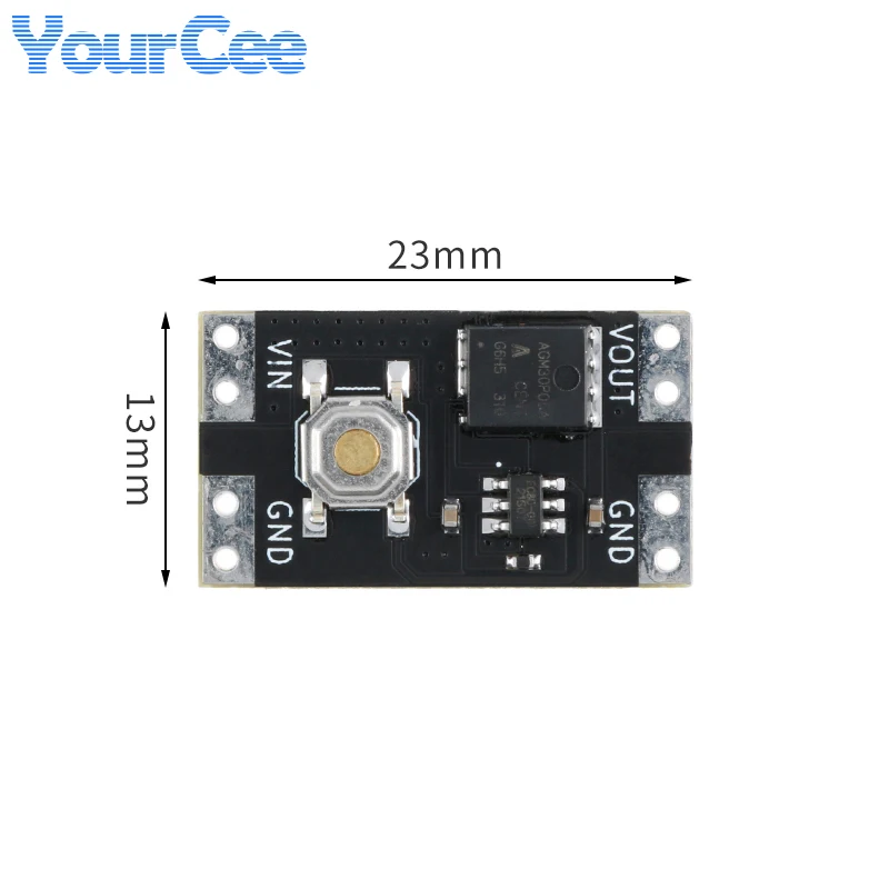 5pcs/1pc XL-10AL XL-10AH Single Bond Button Bistable Micro One Key Switch Module 3.5-5.4V 4.5-26V 300nA 1.3uA Load 10A Low Power