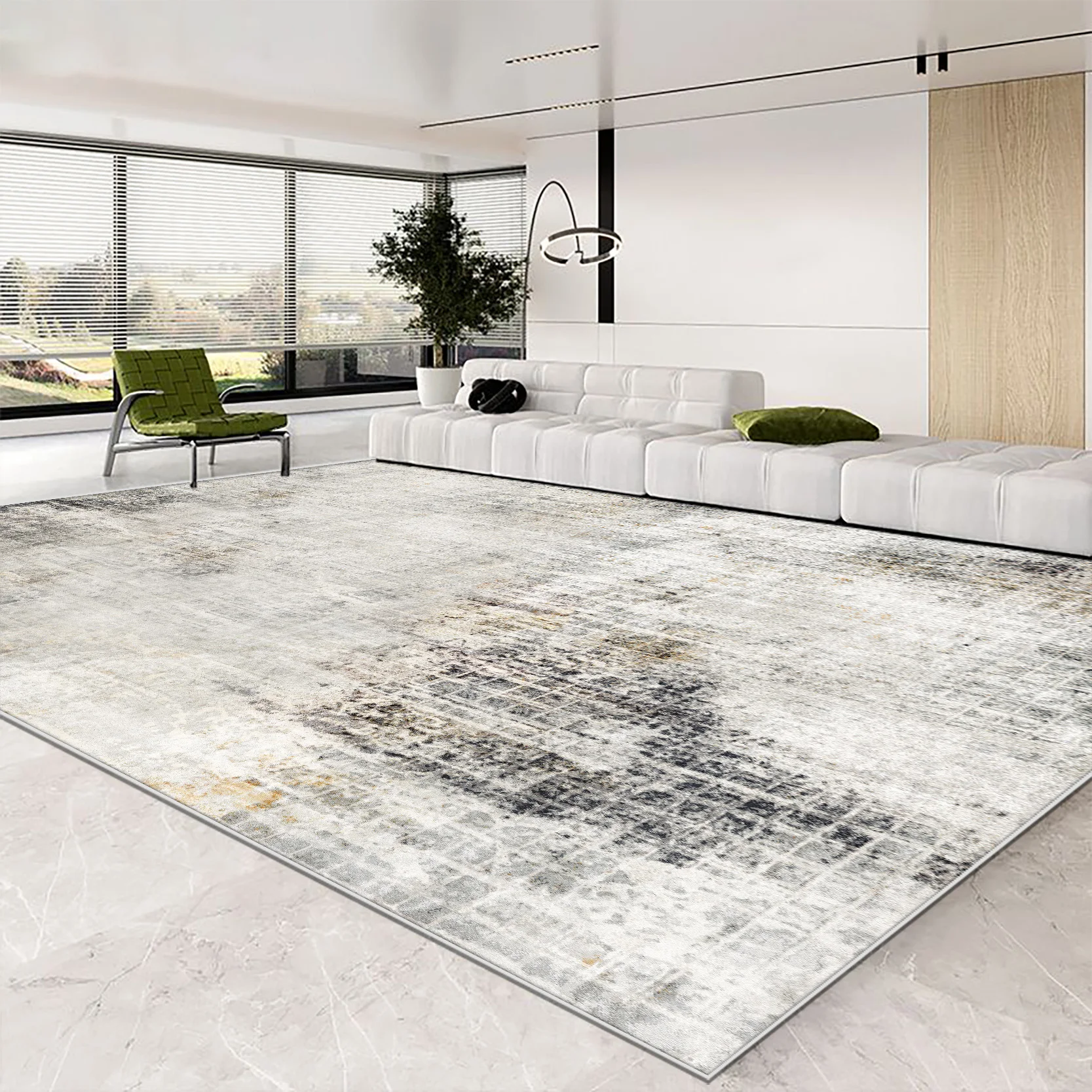 Easy Clean Abstract Style Carpet Living Room Non-slip Bedroom Decor Floor Mat Large Area Sofa Table Area Rugs Customizable Ковер
