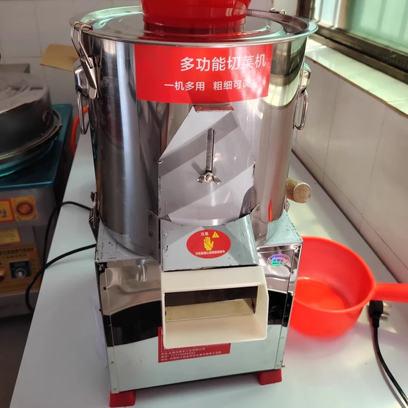 

Stainless Steel Automatic Vegetable Shredder, Commercial Garlic Coriander, Spice Grinder