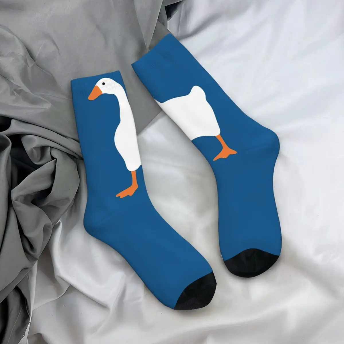 

Всесезонные чулки для экипажа, носки с рисунком гусиной лихорадки, повседневные длинные носки, аксессуары для мужчин и женщин, подарки