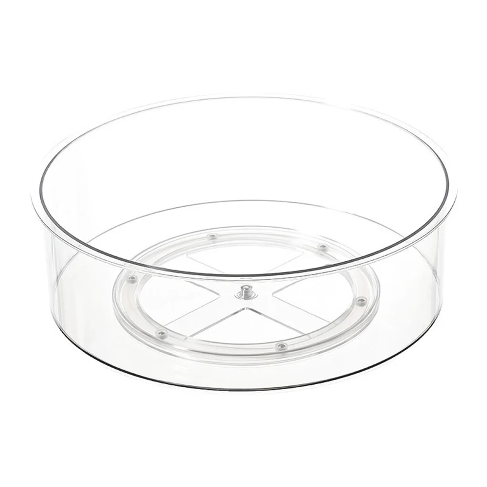 

Rotating Seasoning Rack Desktop Storage Box 23*23*8.9CM/30.7*30.7*10CM Rotating Function For Home Kitchen & Bathroom Storage