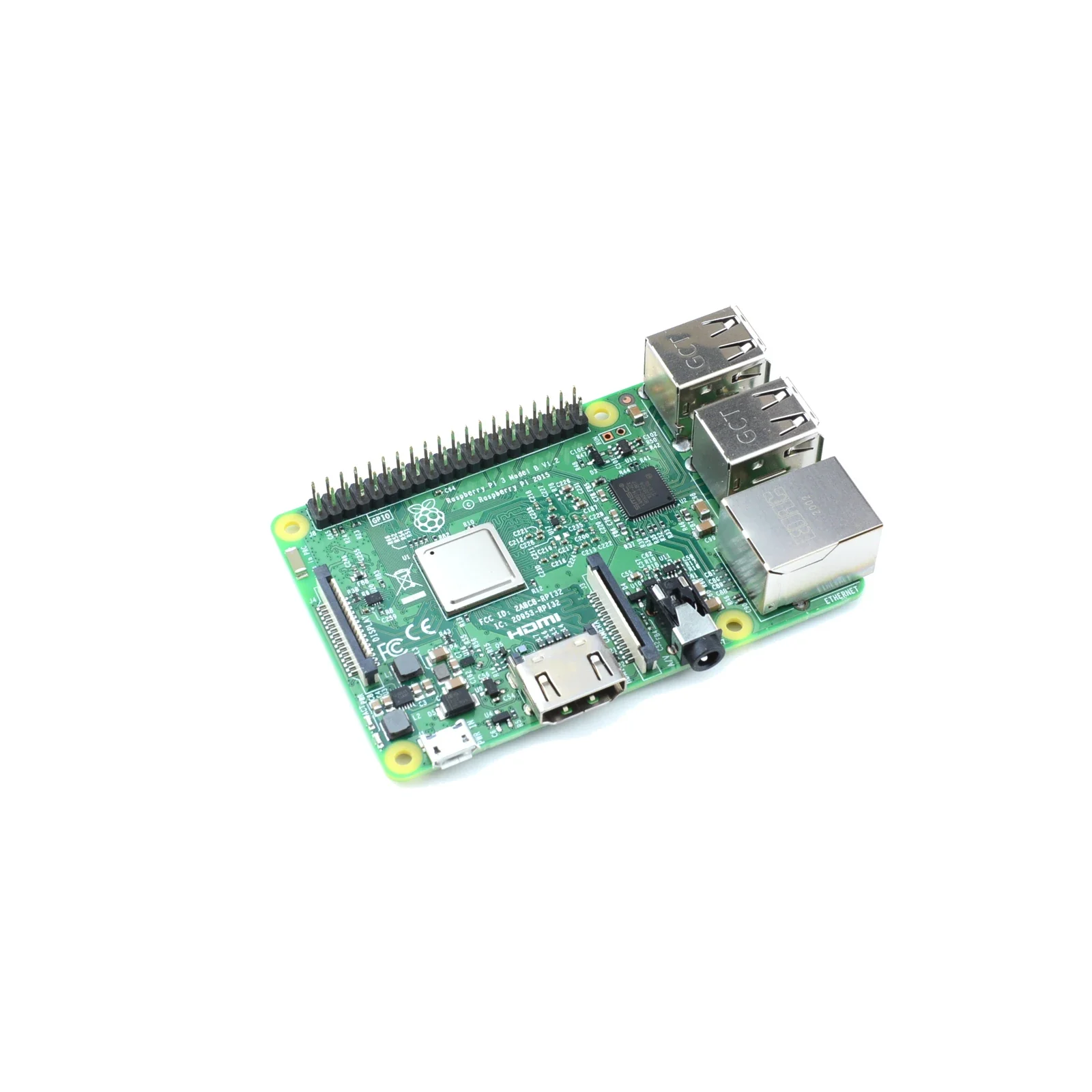 Imagem -03 - Raspberry pi Modelo b e 3b Mais Placa de Desenvolvimento Novo Chip Cpu Core 1.4ghz Ram 1ghz 2.4g e 5g Wifi Bluetooth 4.2 Original