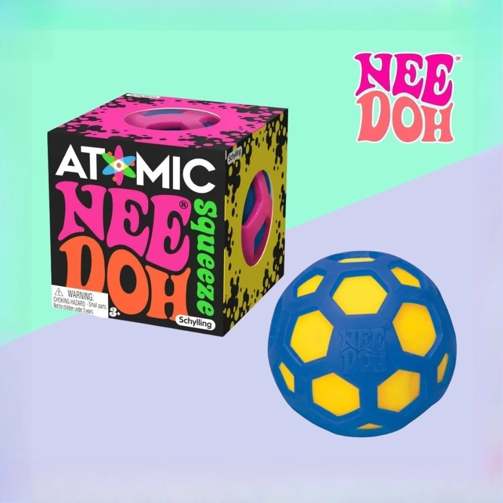 NeeDoh Fuzz Ball Blind Box Serie: Squishy-Ornamente und Stressabbau-Spielzeuge – Ideal für unter Druck stehende Menschen, lustige weiche Stressbälle