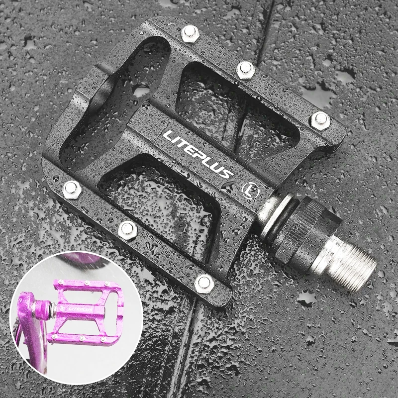 

Liteplus Quick-Release Bicycle Pedals: Aluminum Alloy, Double-Sided Non-Slip, 3 Bearing, for Mountain & Folding Bikes