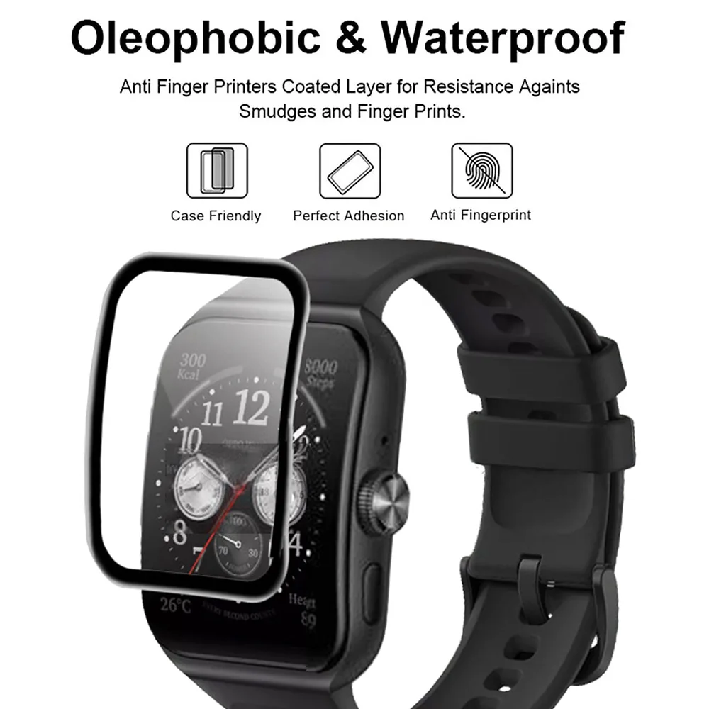 For Oppo Watch 3pro Watch Film 1-6pcs 3D Curved Composite Film Screen Protective Film Not Glass Watch Accessories
