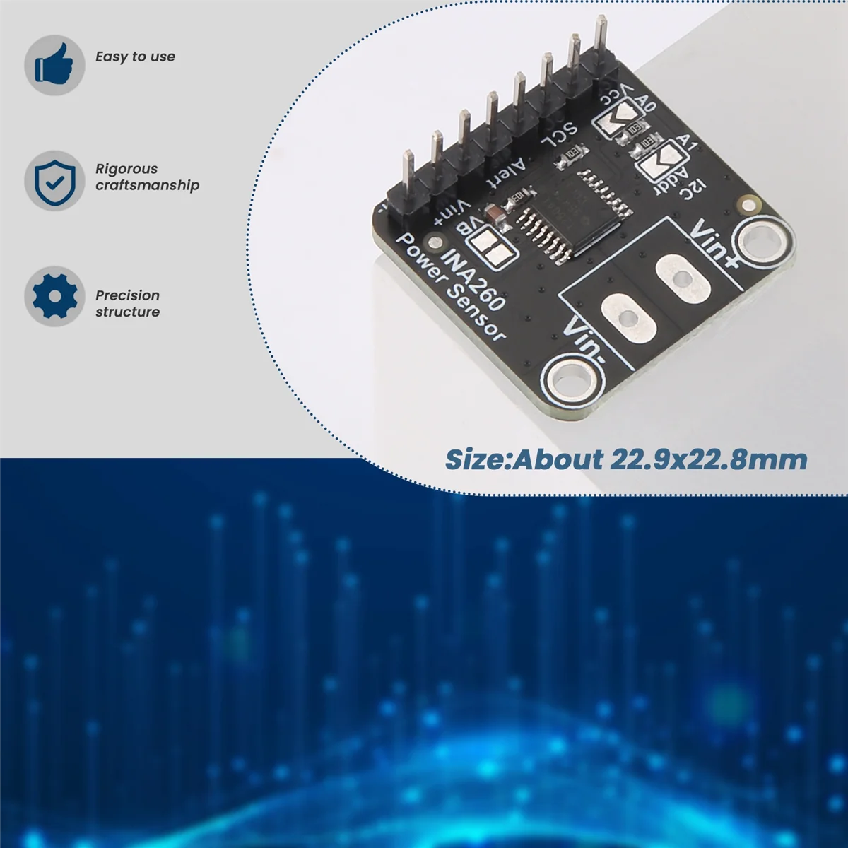 X62A_INA260 Detection Sensor Module Voltage Current Power Sensor Module