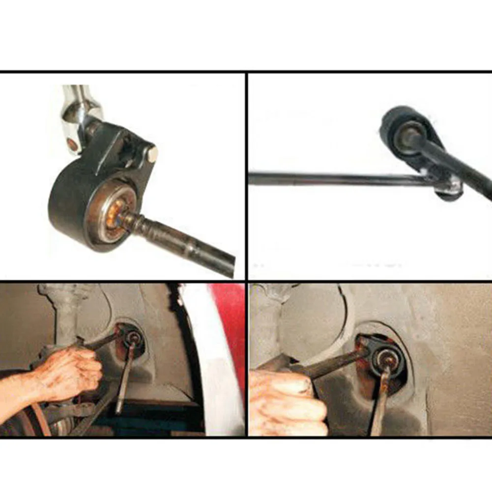 Strumento di rimozione Chiave per tirante interno 27-42mm Timone dello sterzo per auto Strumento per la rimozione dell'asta del cingolo dell'auto Chiave di trazione interna in acciaio al carbonio Nuovo