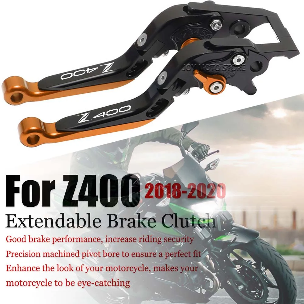 

For Z400 z400 2018-2020 Motorcycle Accessories CNC Adjustable Folding Extendable Brake Clutch Levers Handle