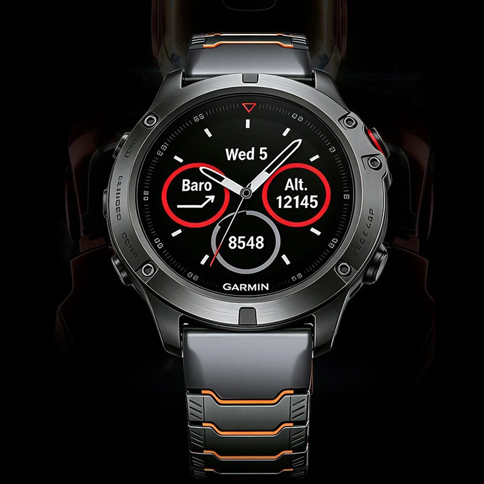 Tytanowy silikonowy pasek magnetyczny do zegarka Garmin Fenix 8 7X Pro 6X Enduro 3, pasek do Garmin Tactix 7Pro Instinct 2X, paski 26mm — zdjęcie produktu 3