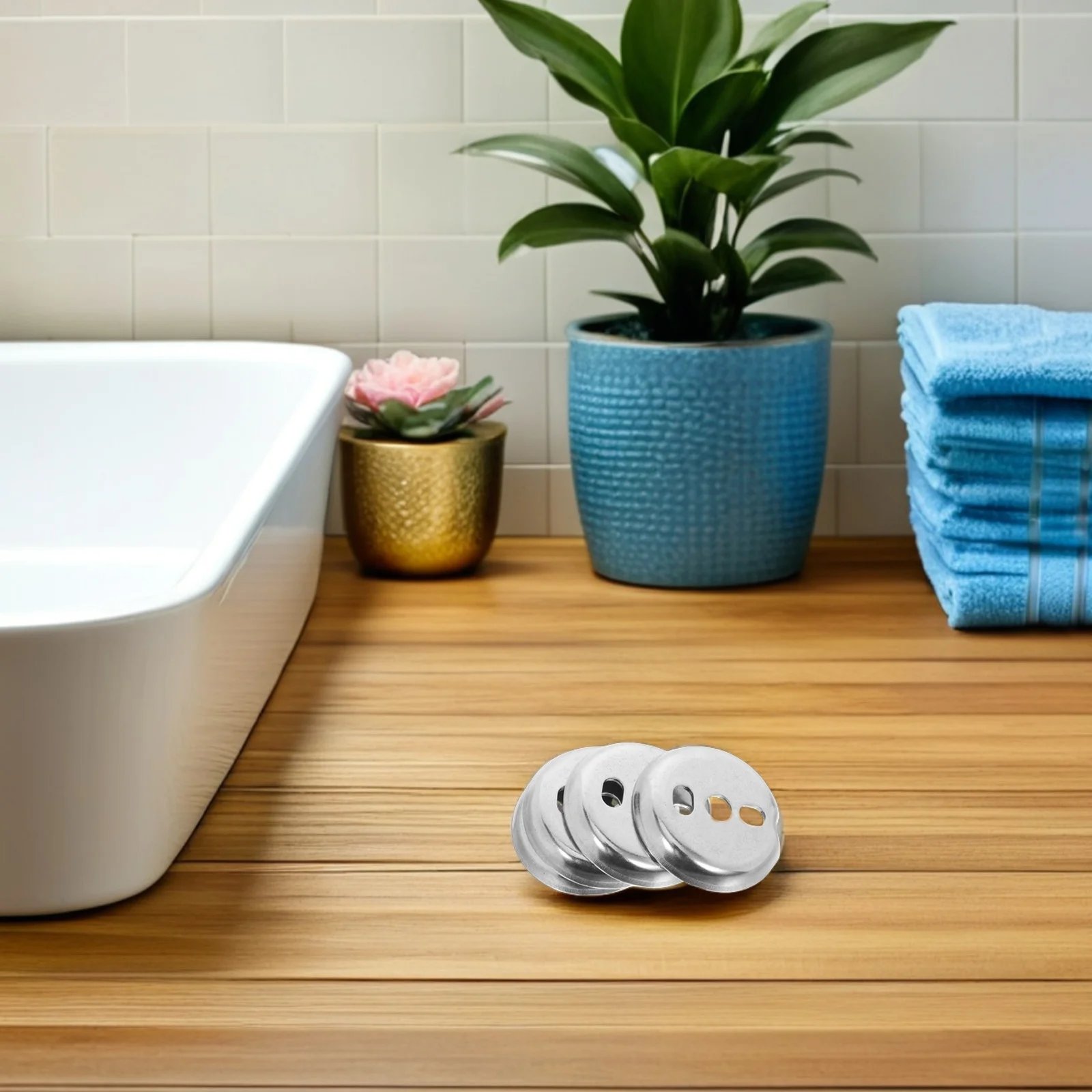 

6Pcs Bathroom Accessories Towel Bar Replacement Parts Mounting Hardware for Bath Towel Racks Toilet Roll Holder Repair Supplies