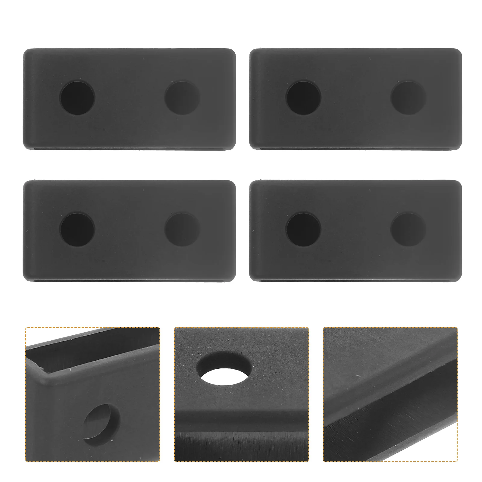 

4 Pcs Accessories Rubber Ring Strap Watches Belt Holder Resin Fixed Buckle Watchband Keeper