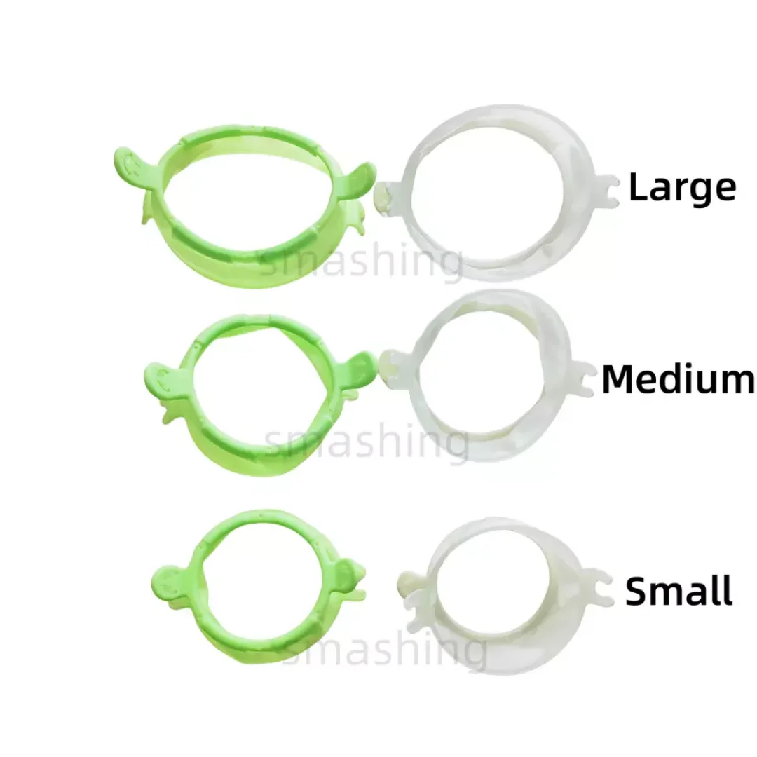 100Pcs Dental Mouth Opener Lip Cheek Retractor Smile Face Saliva Tube Holder S/M/L