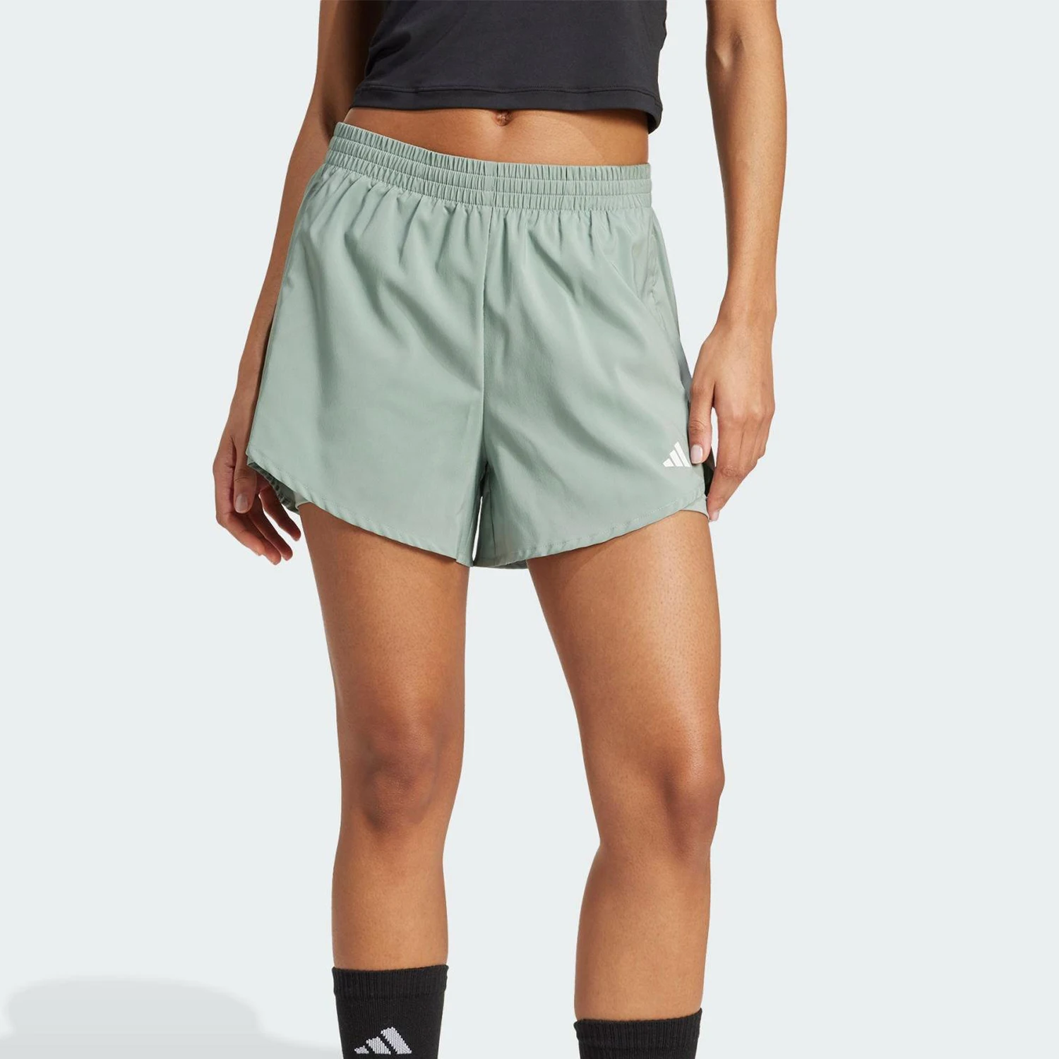 アディダス-オリジナル-2025-夏-レディース-トレーニング-ショーツ-jn1364