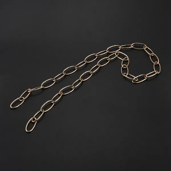 1M Heavy Duty Chain For Vintage Chandelier Hanging Lamp Pendant Lighting FixtureColor:Gold Wide spacing: 1.7cm long spacing: 3.7