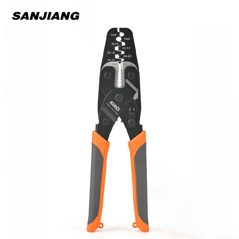 IWC-1424AB Terminals Crimping Plier Automotive Waterproof Connector Clamp Wire Cutting/Stripping Multifunctional Tool Multi Tool