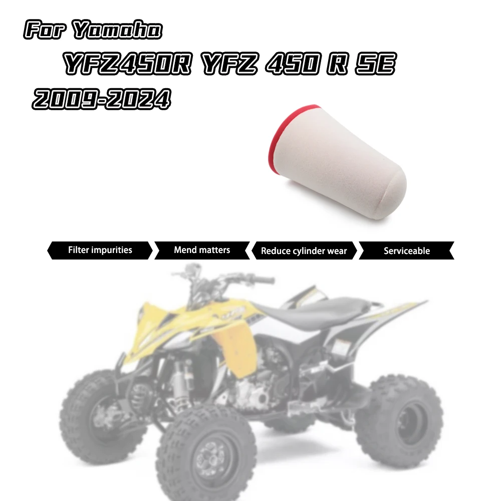 

Air Filter For Yamaha YFZ 450R SE 2009 2024 YFZ450R 2009 YFZ450X 2010 2024 YFZ 450 2004 2013