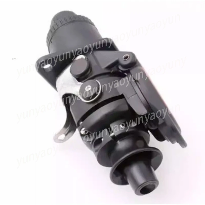 7‑Pin Trailer Connector Set 24V Coiled Cable Plug Socket for Truck Semi‑Trailer Brake System