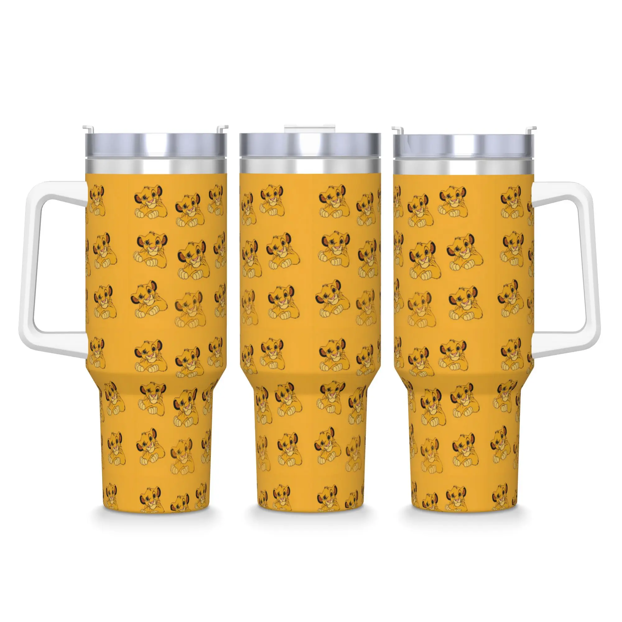 

Термокружка из нержавеющей стали «Король Лев Симба», сохраняющая тепло для горячих напитков, дорожная графическая бутылка для воды