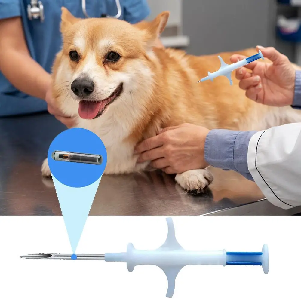 Animal Syringe ID Implant Pet Chip ISO11784/85 FDX-B RFID Injection Pet Microchip For Dog Cat Identification