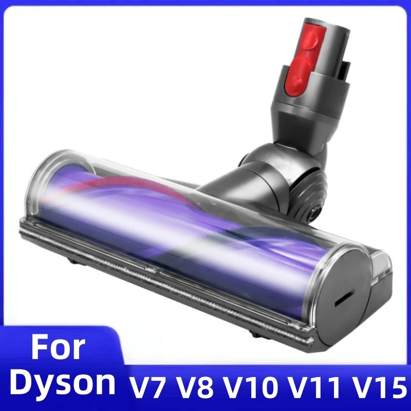 Electric Direct Dirve Vacuum Head For Dyson V7 V8 V10 V11 V15 Hardwood Floor Attachment Bristle Roller Brush Parts