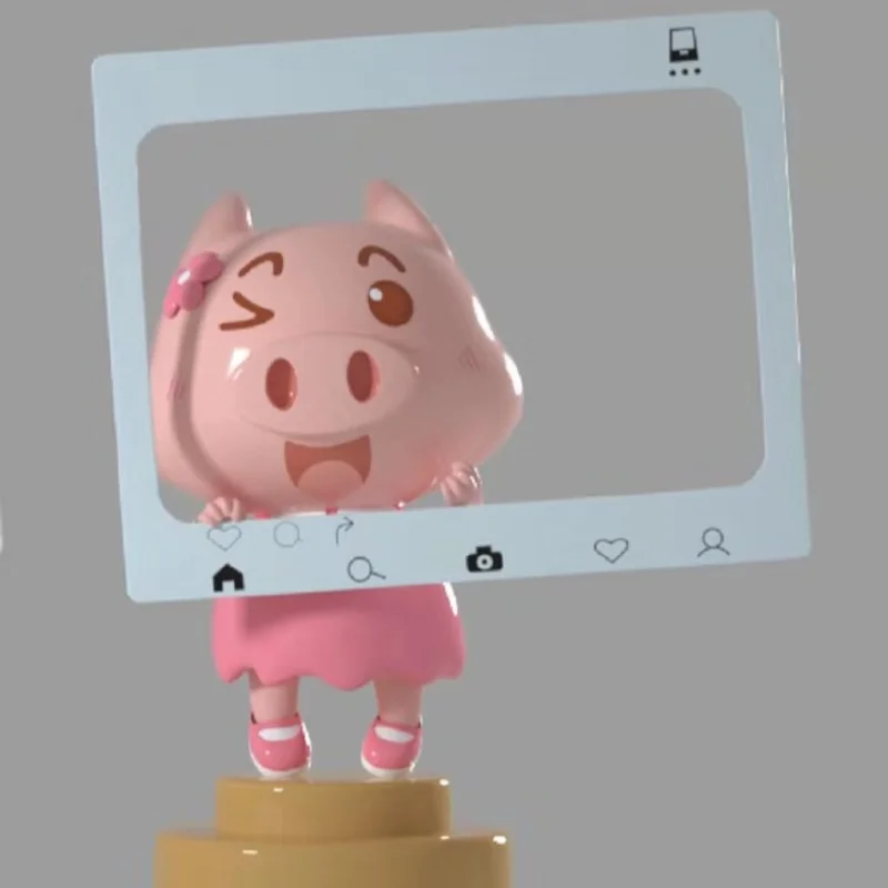 

Cartoon Character Decoration Mall Outdoor Fiberglass Clock Decoration Props Mascot Sculpture