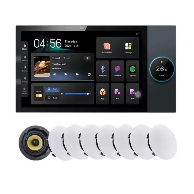 【2026 Precision Made】 Q10-pro Smart Home Central Control Panel IPS Display Android Zigbee Wi-Fi for Hotel Curtain Lighting