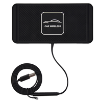 5/7.5/10W C1 Car for Qi Wireless Charger Pad Fast Charging Dock Station Non-Slip