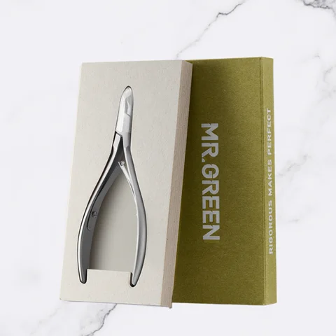 MR.GREEN 큐티클 가위, 죽은 피부 니퍼, 전문 매니큐어 클리퍼, 큐티클 리무버, 스테인레스 스틸 커터, 뷰티 툴