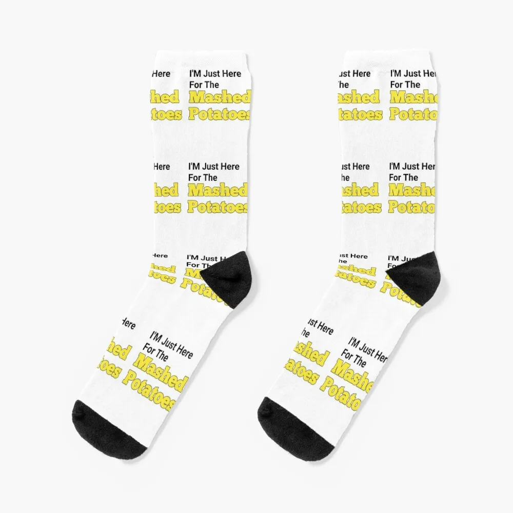 Mashed Potatoes Socks anti-slip designer brand retro Socks For Women Men's