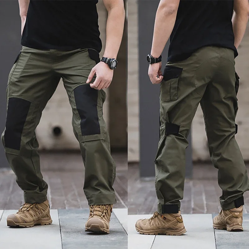 Men Military Tactical Cargo Pants Army Green Combat Trousers Multi Pockets Gray Uniform Paintball Airsoft Autumn Work Clothing