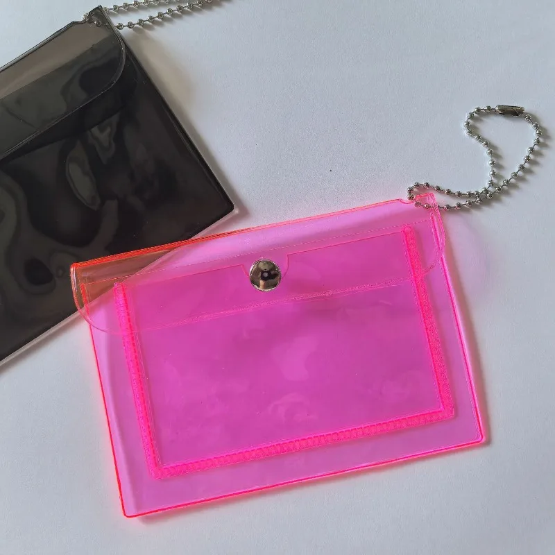 Transparente Laser-Star-Kartentasche, Mini-Geldbörse für Damen, Kreditkartenetui