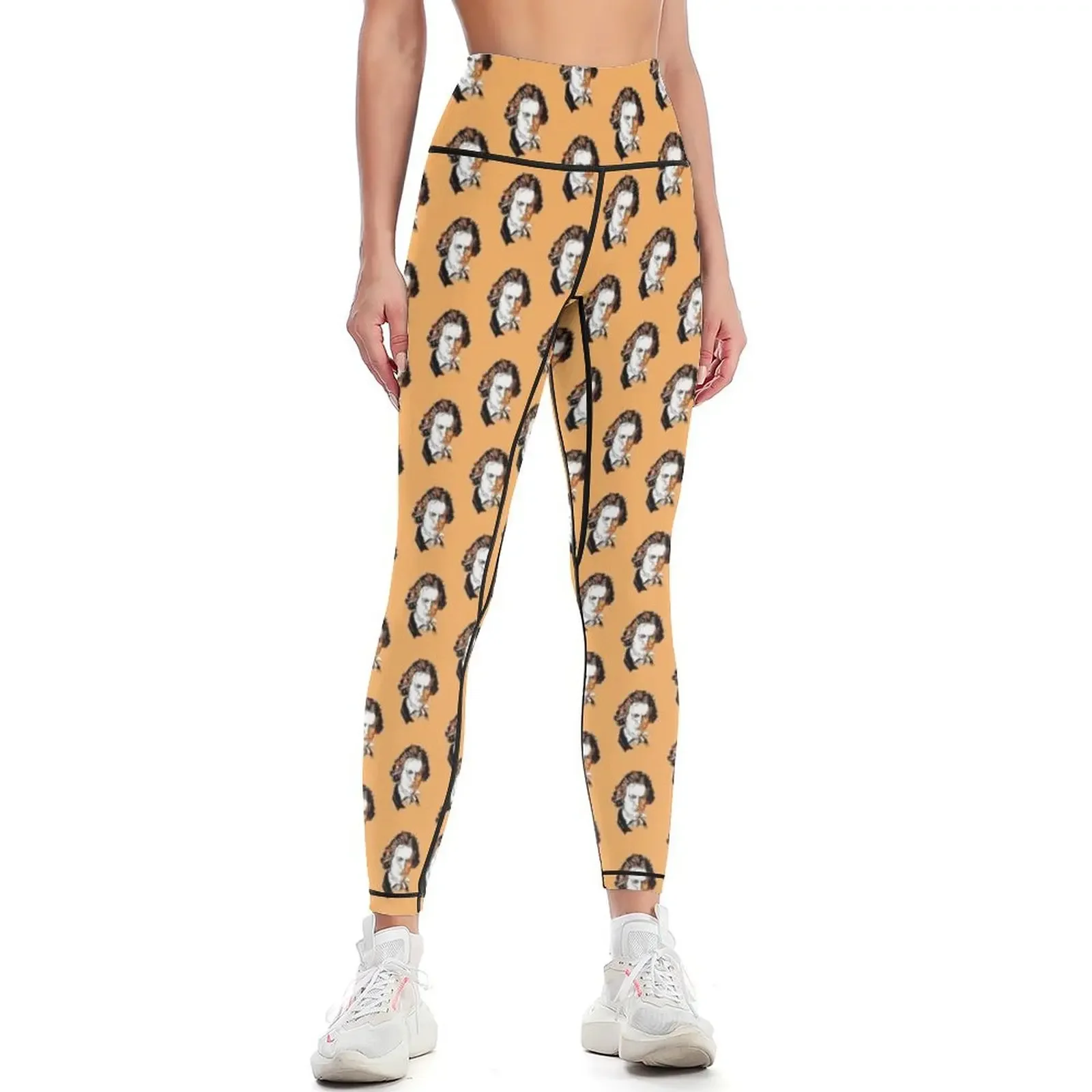 

Ludwig van Beethoven Composer Leggings Women's tights gym clothing sports woman gym gym womans Womens Leggings
