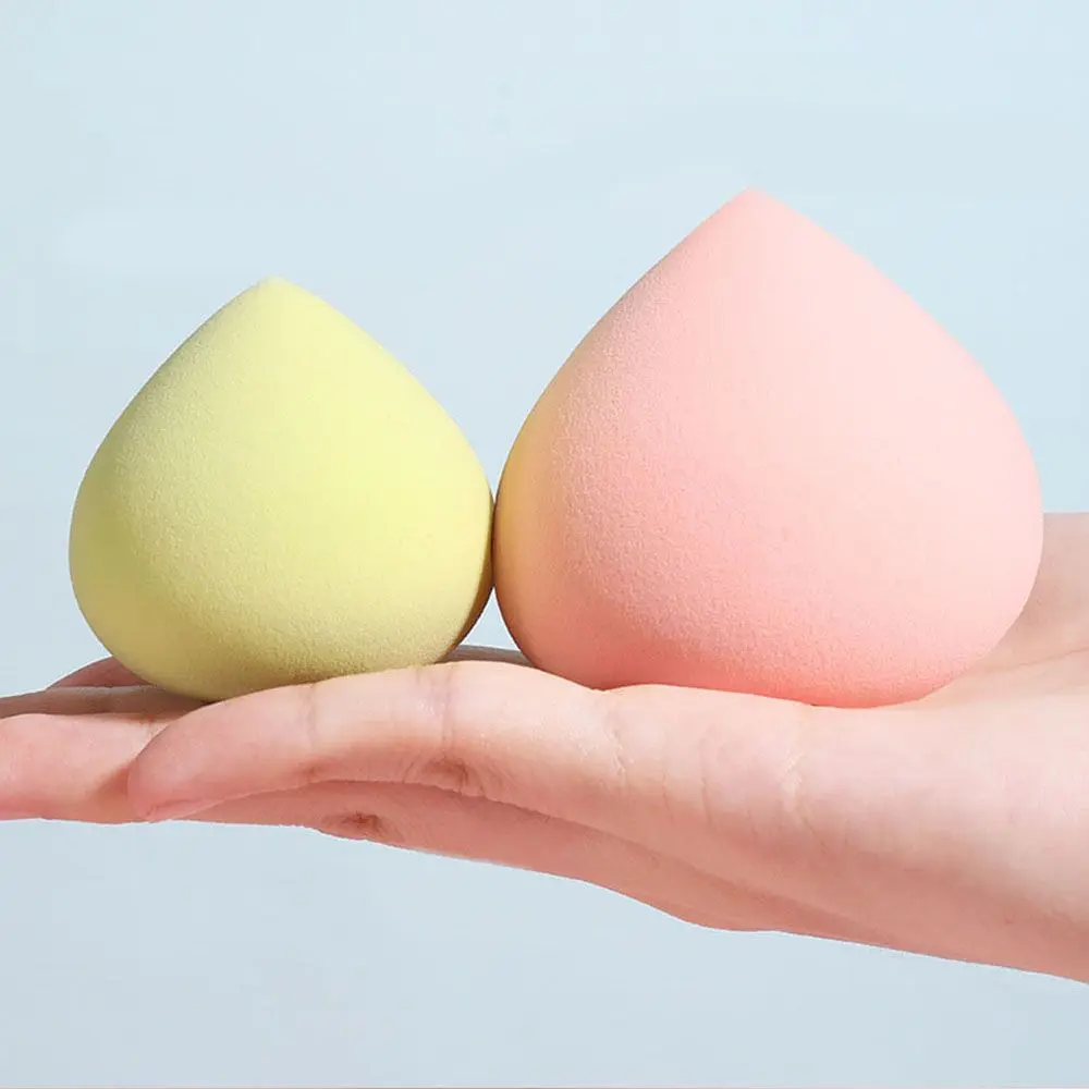 Colorful Soft Dry Wet Use Blusher Concealer Beauty Tool Makeup Sponge Egg Cosmetic Puff With Case Foundation Puff