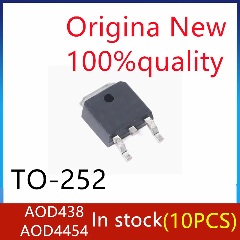 (10piece)100% New AOD438 AOD4454 D4454 TO-252 Chipset