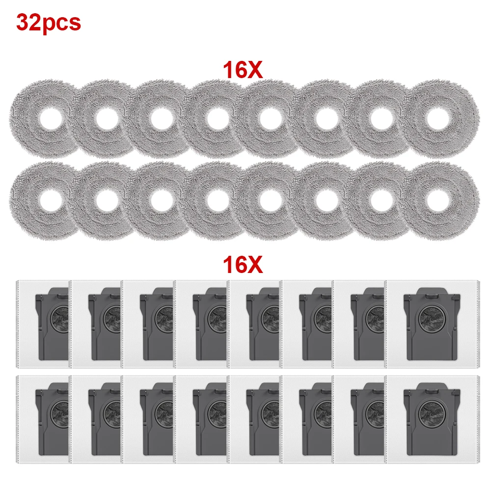 Stofzakken, dweilpads en onderdelen voor robotstofzuigers Dreame X30/X40/X50 Ultra, L10s/L30s/L40/L50 Ultra, S10/S30 Pro Ultra
