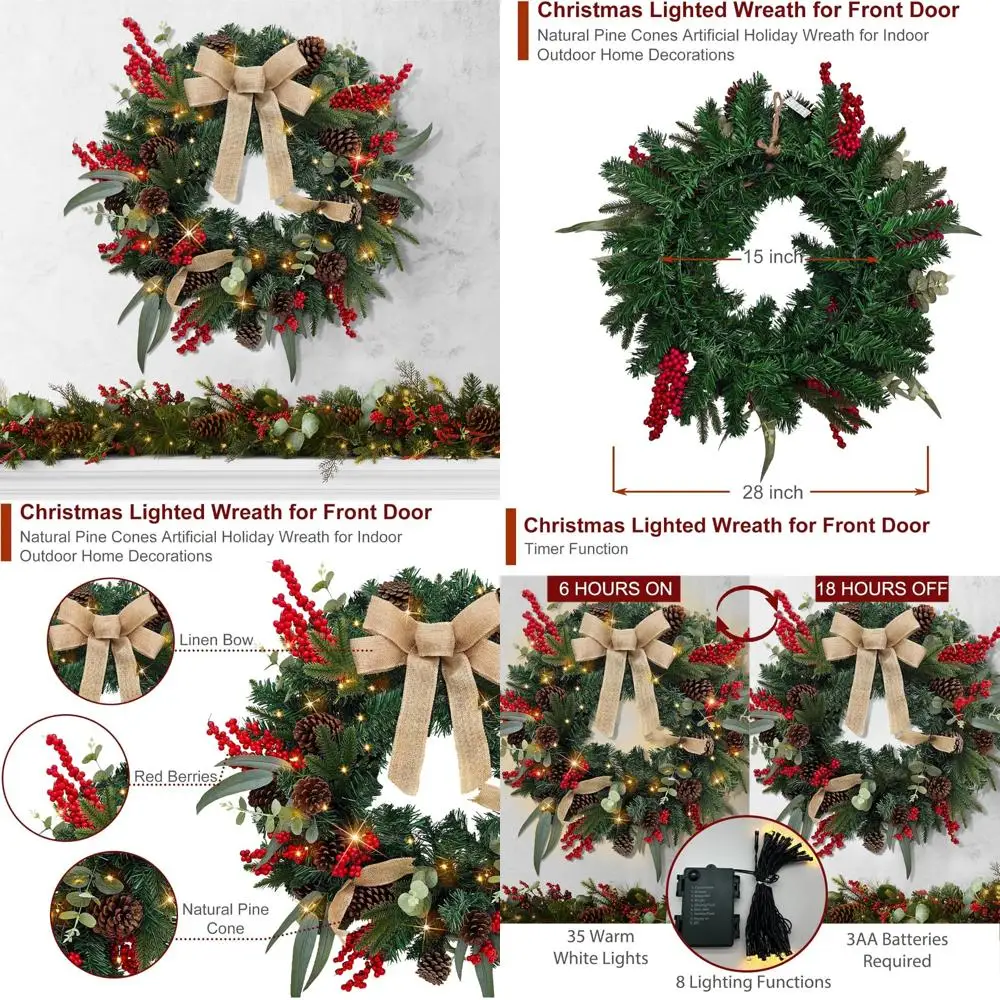 Pre-Lit Led Christm… - image