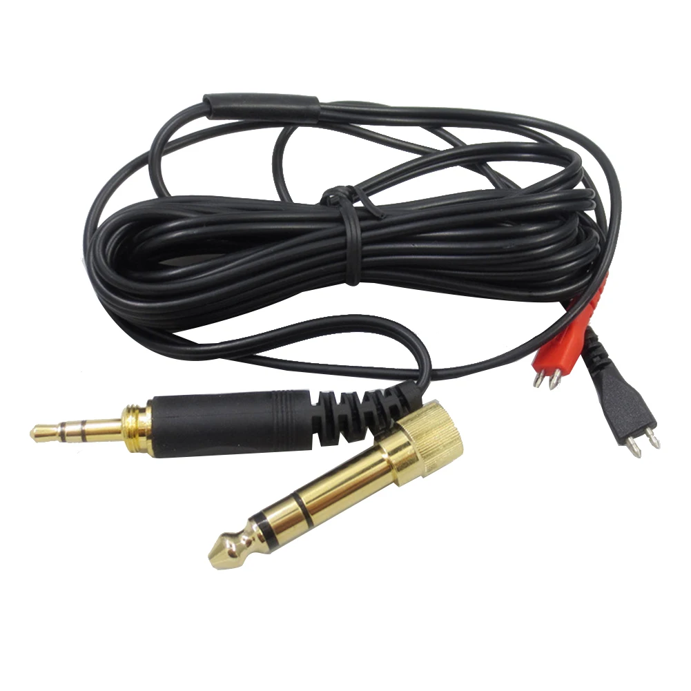 Cable de Audio de repuesto para auriculares Sennheiser HD25 HD560 HD540 HD480 HD430 414 HD250, L Long R Short