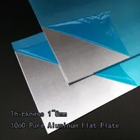 1Pc 1060 Pure Aluminum Flat Sheet Aluminum Plate Thickness 1mm/2mm/3mm/5mm/8mm CNC Metal Plate Can Customizable