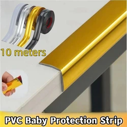 10M Self-Adhesive Wall Corner Decor Strip PVC Anti-collision mirror Wall Sticker Wall Internal External Corner Strip Home Decor