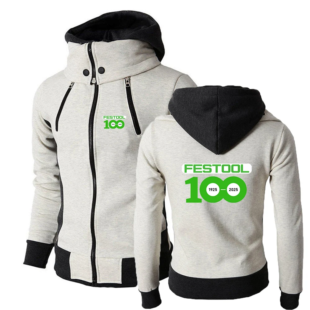 Men's Festool Logo Print High Quality and Durable Practical Fabric Hoodies Spring And Autumn 2026 High-end Luxury Handsome Coat