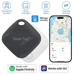 Long Distance Smart Tag GPS Tracker for Air Tag Key Finder Pet Wallet Bike Anti-lost Alarm Mini Locator Works with iOS Find My