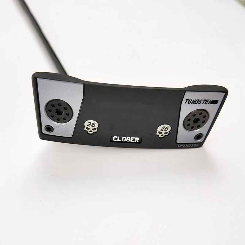 

2025 New Golf Club Silver Skull Golf Putter Steel Shaft Body with Head Cover 32/35Inch