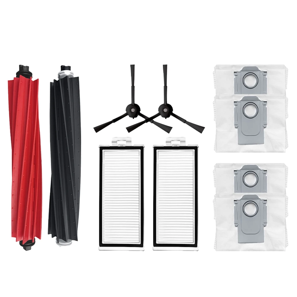 

Запасные части и аксессуары AT02 для Roborock Q5 Max+ / Q5 Duoroller+: роликовая и боковая щетки, HEPA-фильтр, мешок для пыли