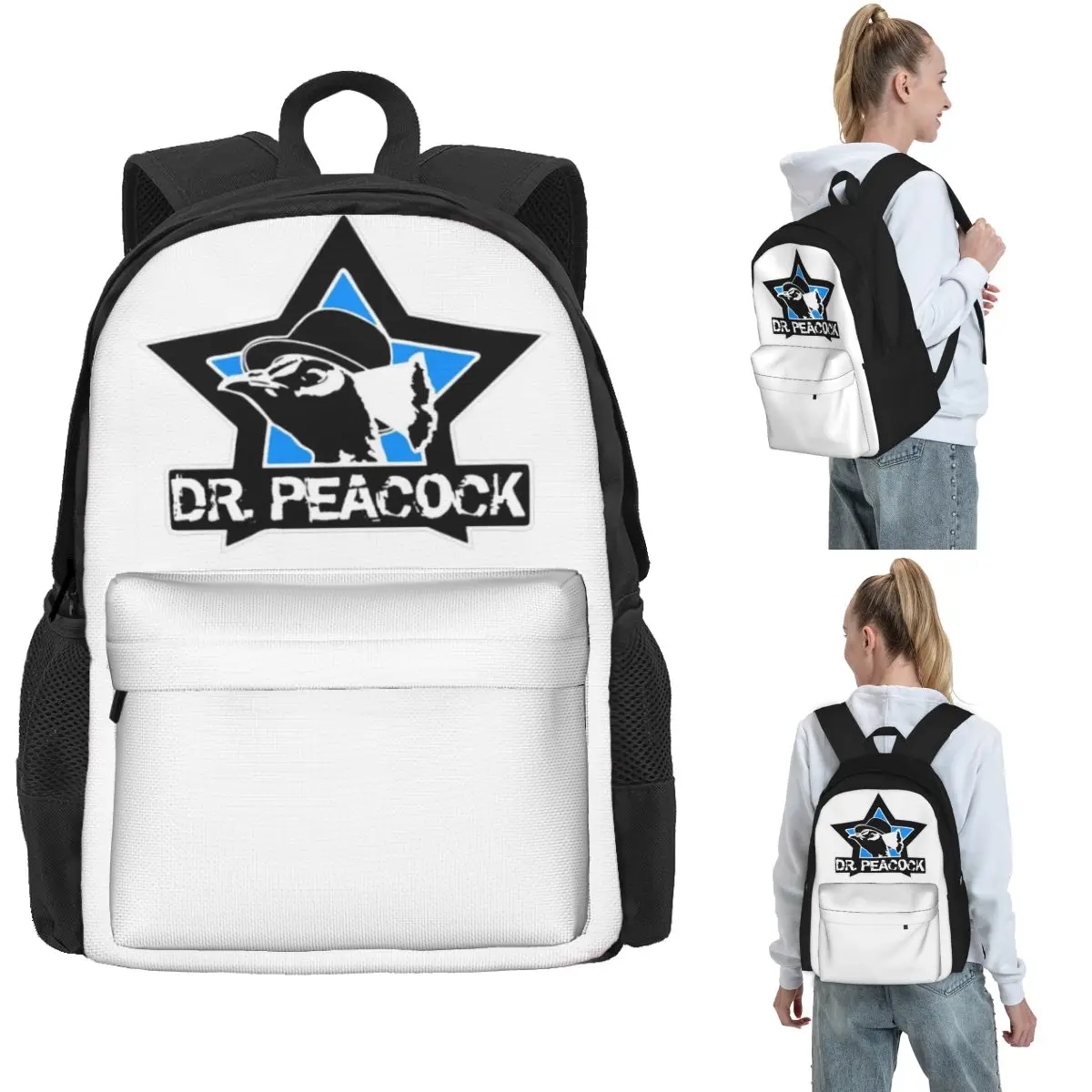 

Рюкзаки Dr. Peacock, сумка для книг для мальчиков и девочек, детские школьные сумки большой вместимости, дорожный рюкзак, сумка на плечо