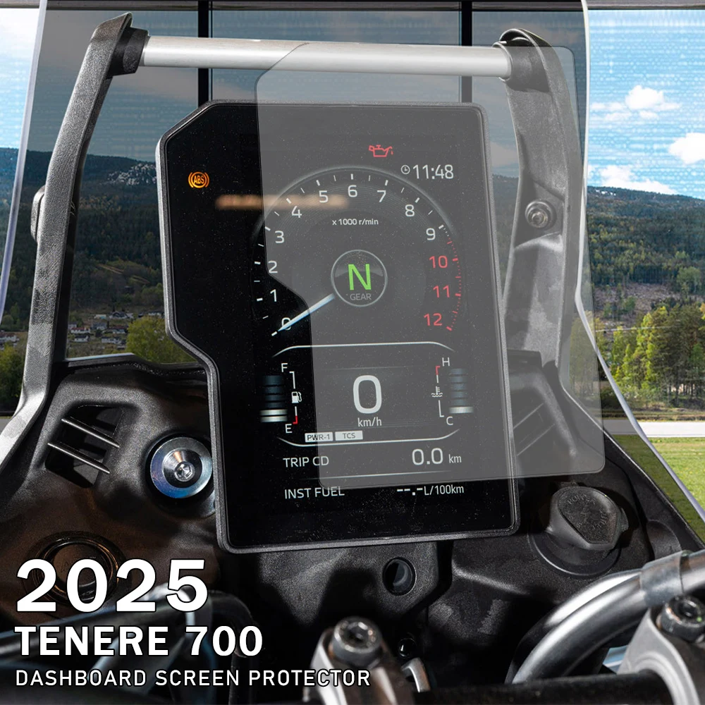 

Motorcycle Dashboard Screen Protector for Yamaha Tenere 700 2025 Instrument Film Scratch Cluster Dashboard Screen Protector