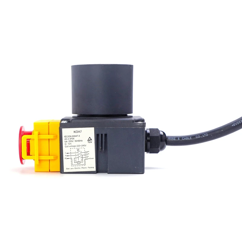 Log Splitter Switch Plug 250V For Wood Splitter HCK3T 23221153 250V Wood Splitter Electromagnetic Switches Tools