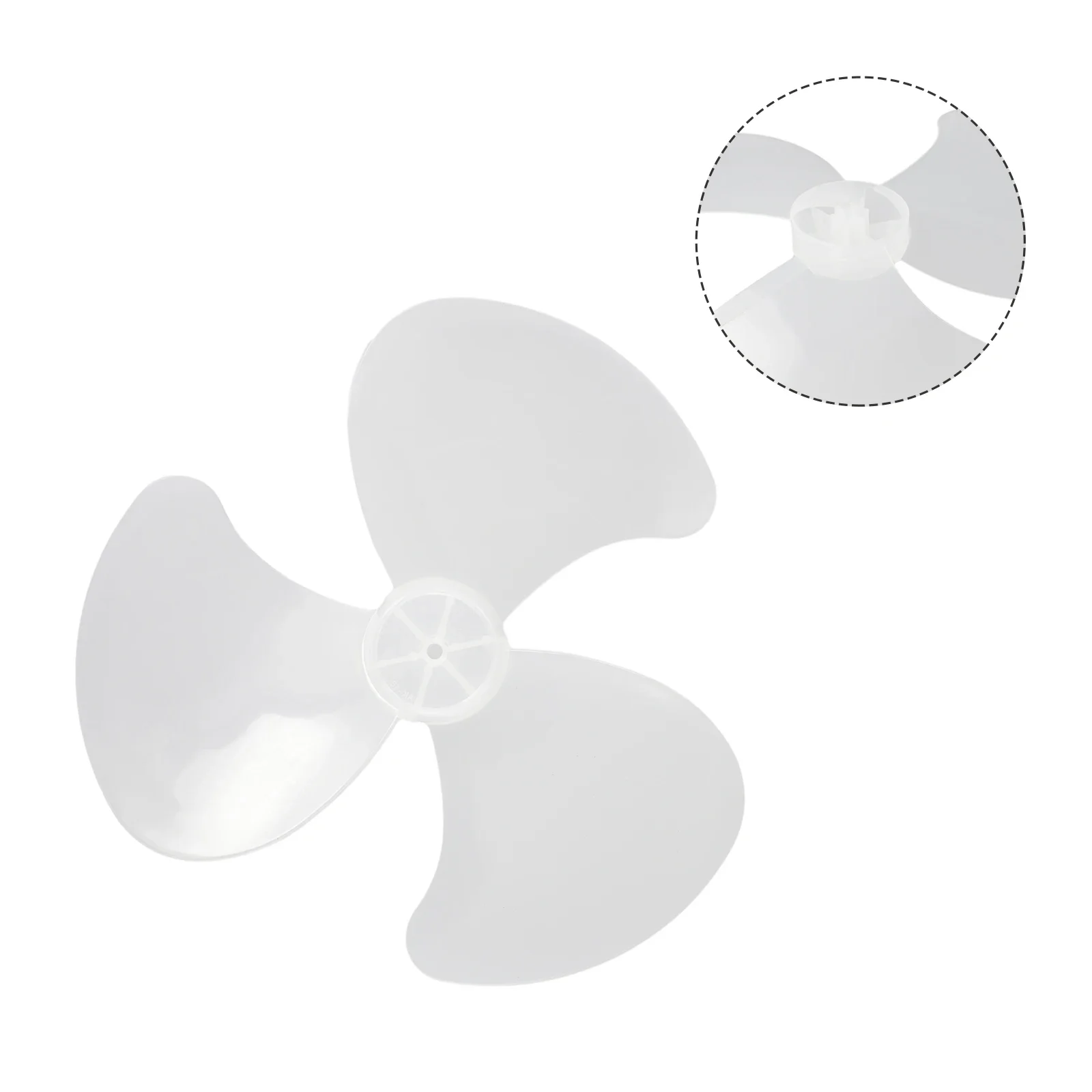 16inch Plastic Fan Blade 3 Leaves For Standing Pedestal Floor Wall Table Fanner Plastic Fan Blade Fan Accessories